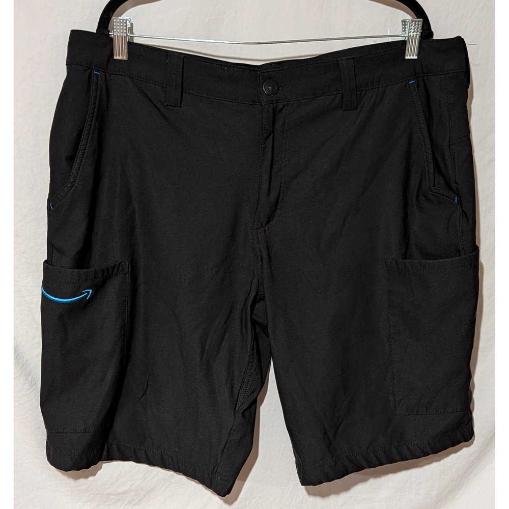 Luly Yang Men's XL Black Utility Cargo Work Shorts  Seattle 36-38
